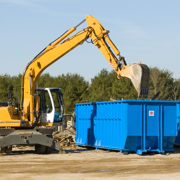 can i choose the location where the residential dumpster will be placed in Orwell